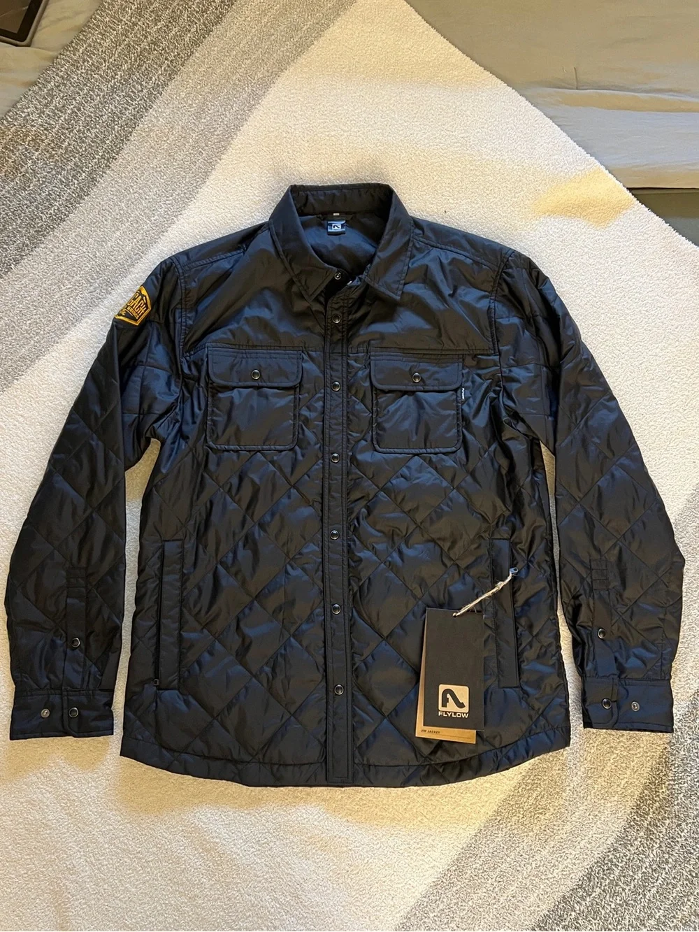 Flylow Jim Jacket – Men’s Large – Black – NWT